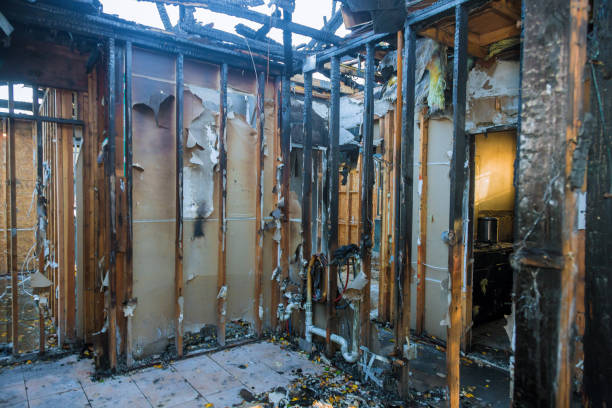 Professional Fire Damage Removal technician working in Baldwin, WI